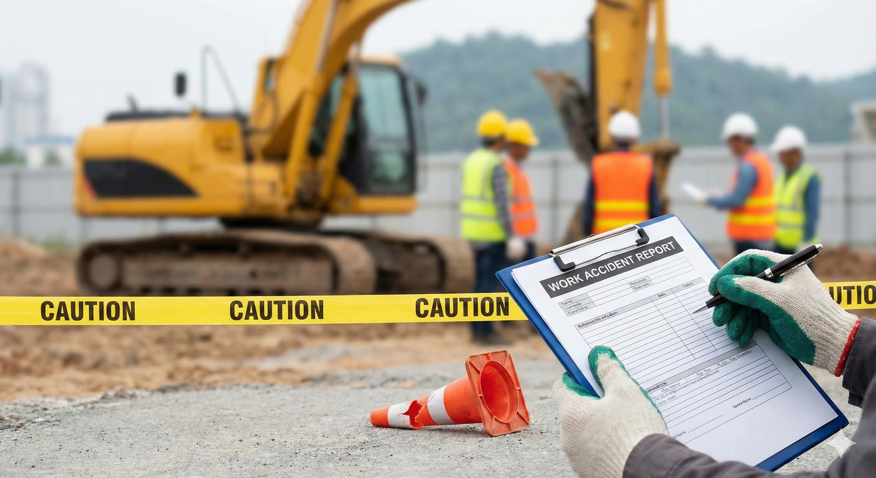 Acidente no local de trabalho, lesão de trabalhador