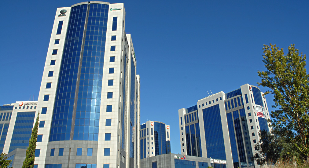 Entrada do escritório em Lisboa